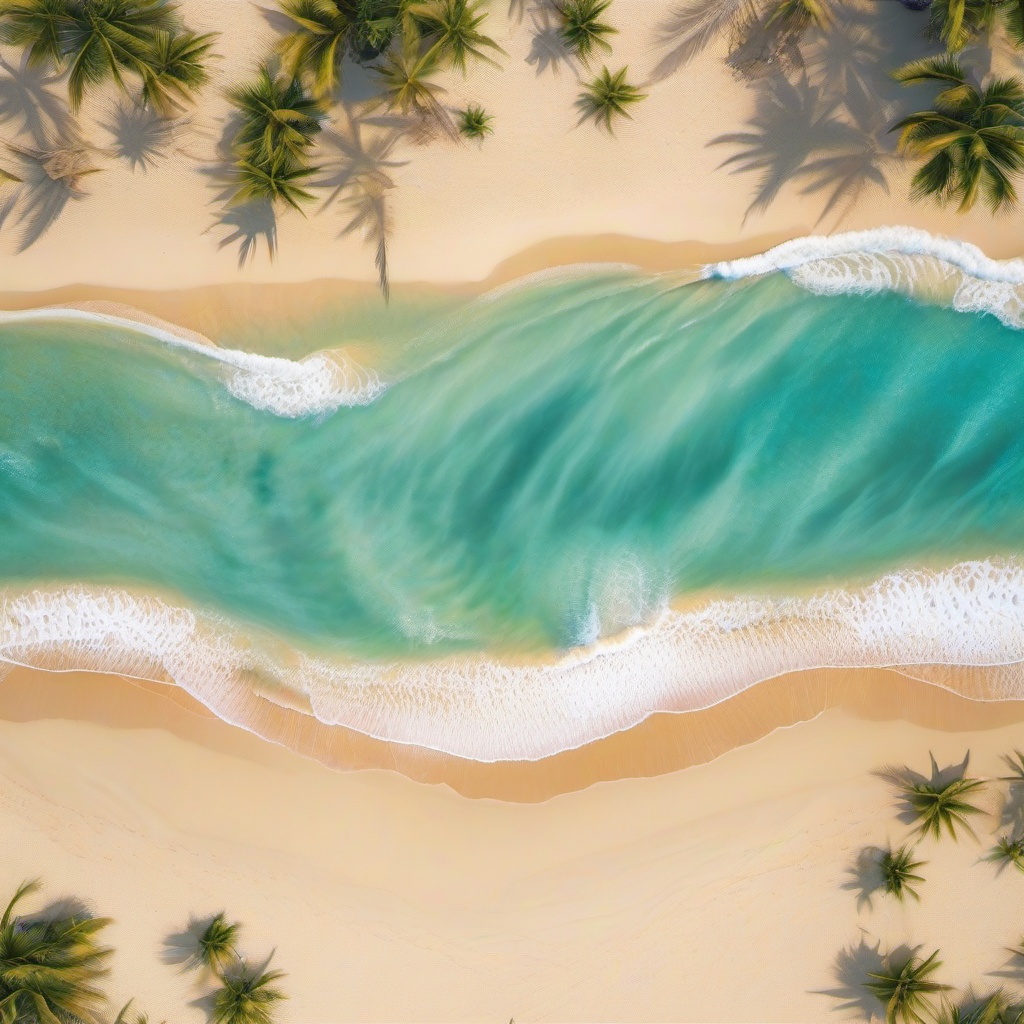 Beach background - beach top view wallpaper  