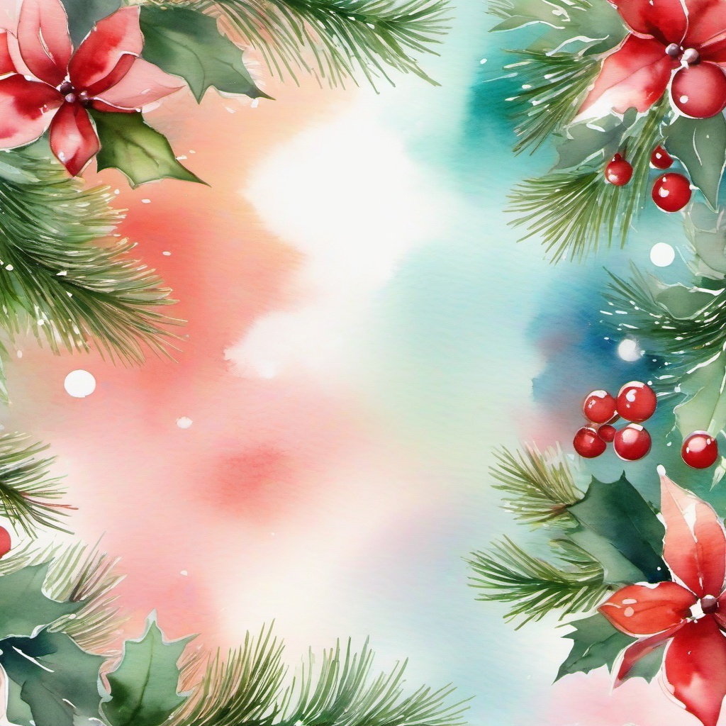 Watercolor Background Wallpaper - watercolor christmas background  