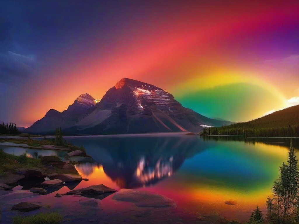 Cool Rainbow Wallpaper  