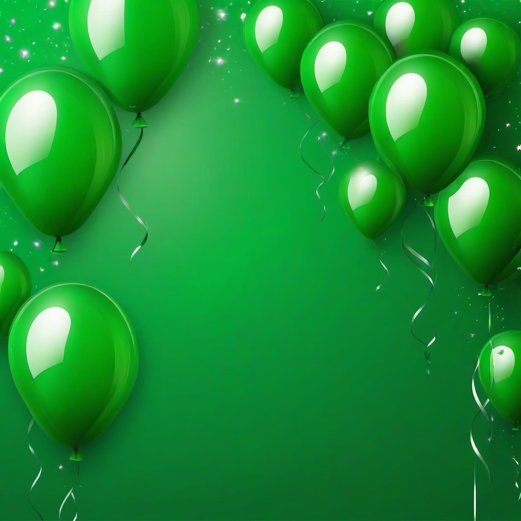 Party Background Wallpaper - green balloons background  