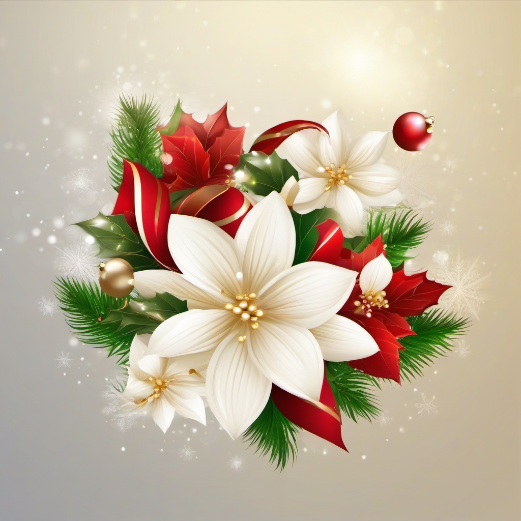 Christmas Background Wallpaper - christmas flower vector  