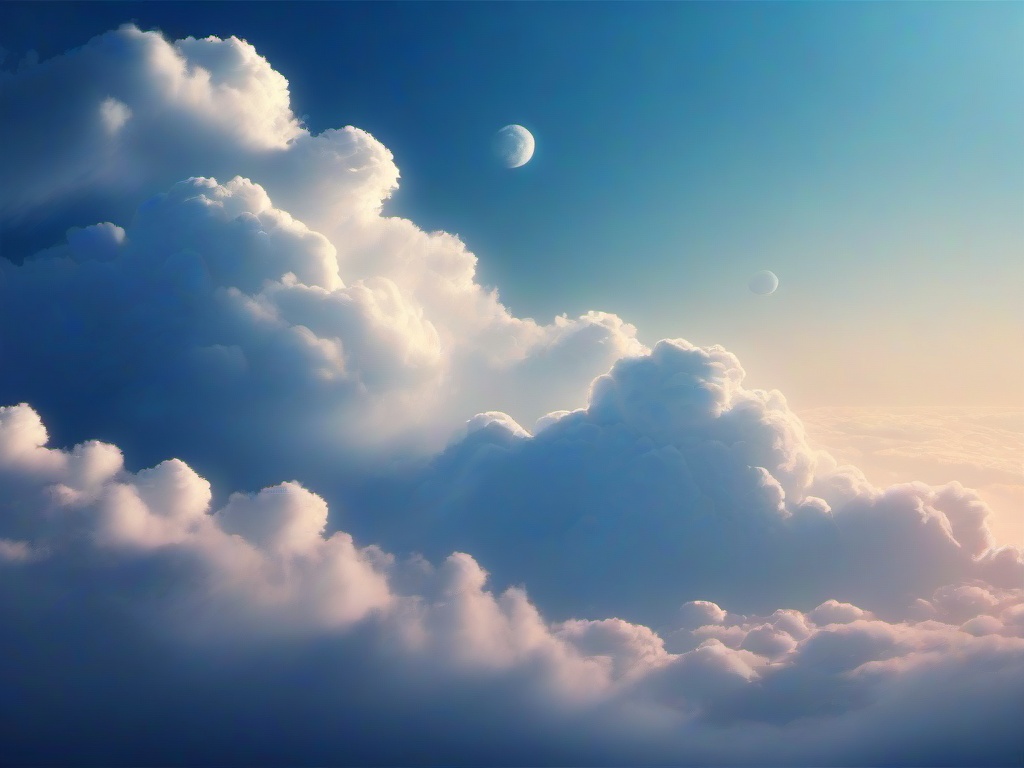 Cloudy Heaven Background  