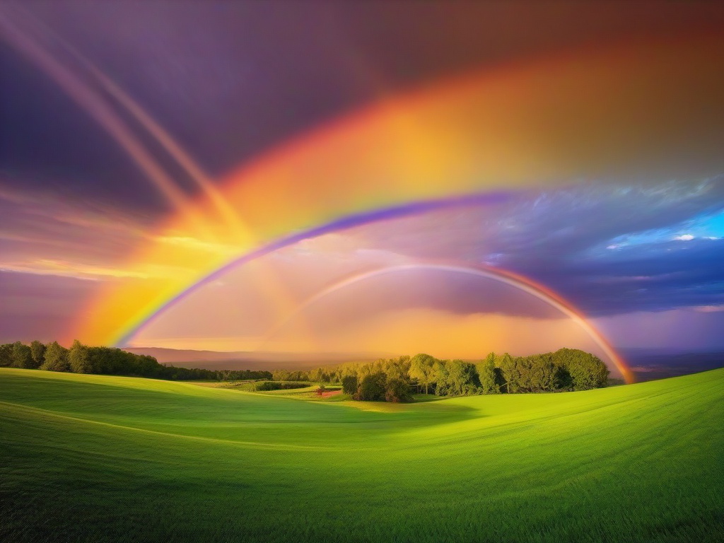 Sky And Rainbow Background  ,desktop background wallpaper