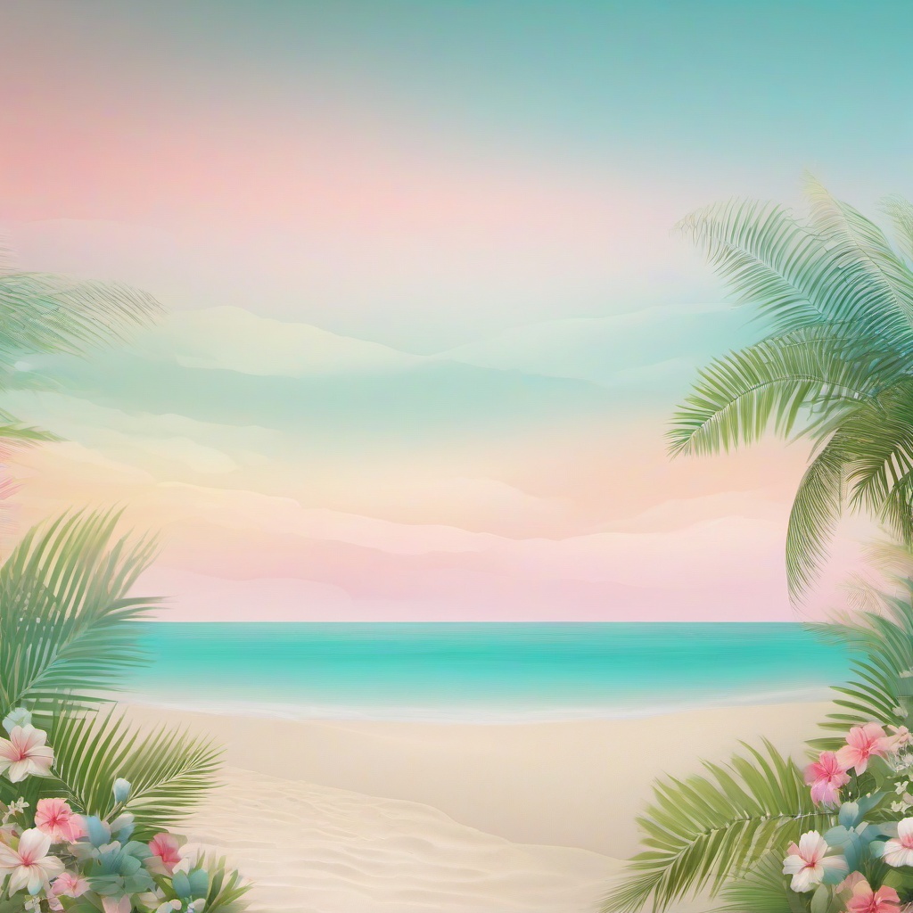 Beach background - pastel beach background  