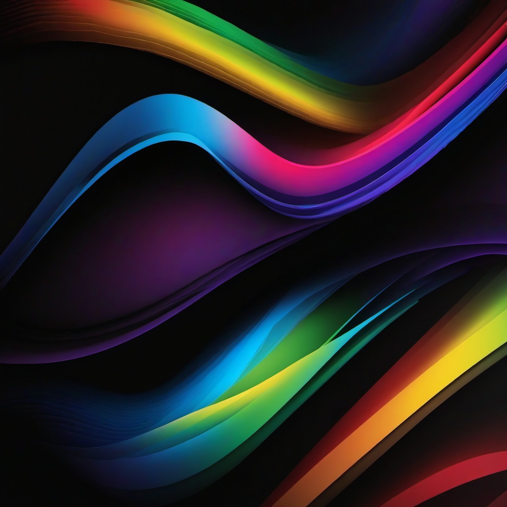 Rainbow Background Wallpaper - black and rainbow background  