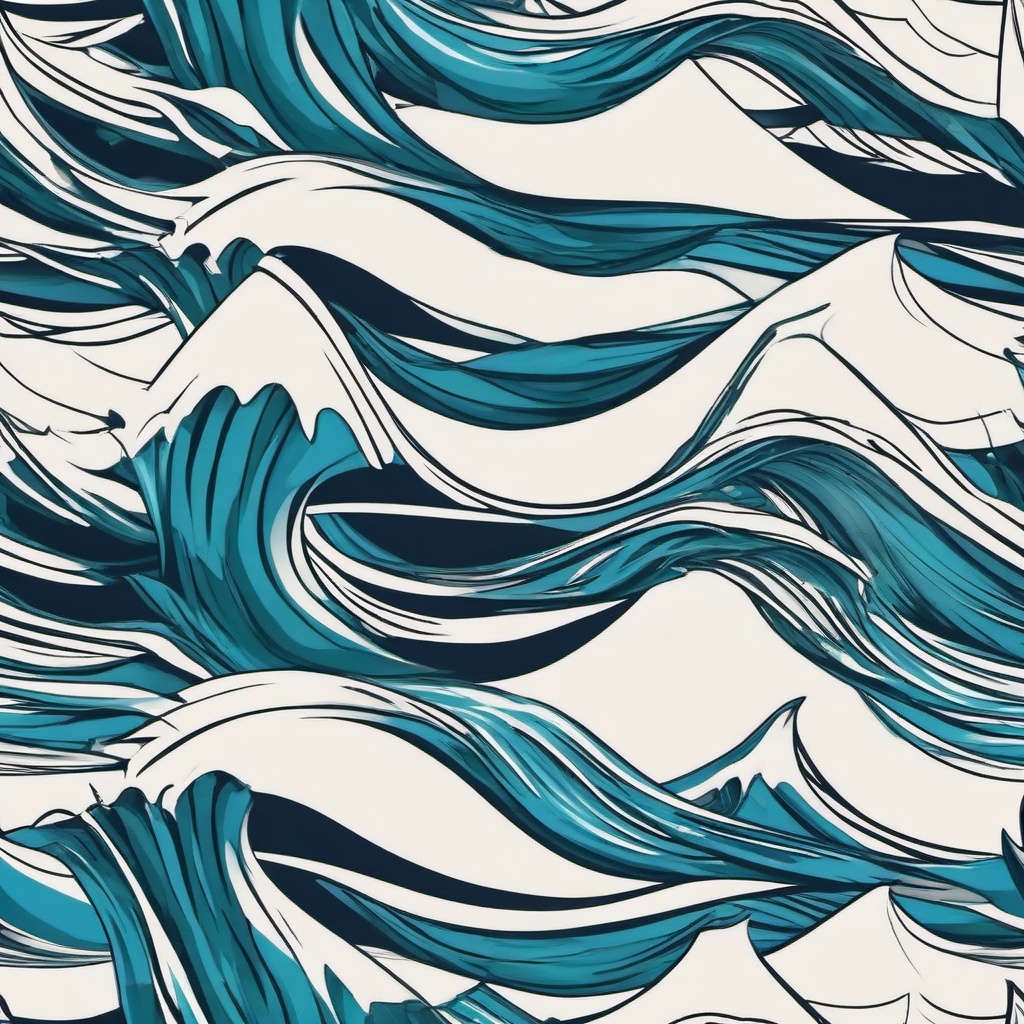 wave tattoo  simple vector tattoo design