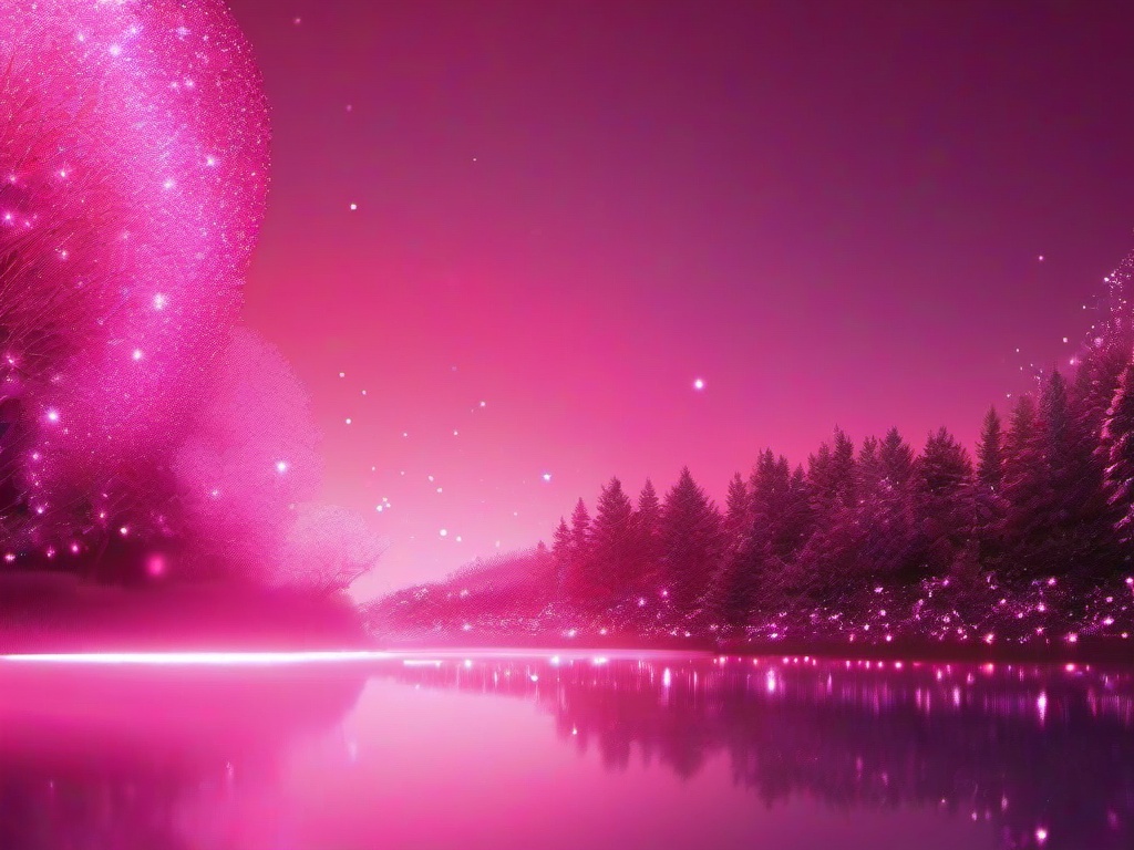 Pink Sparkle Aesthetic Wallpaper  