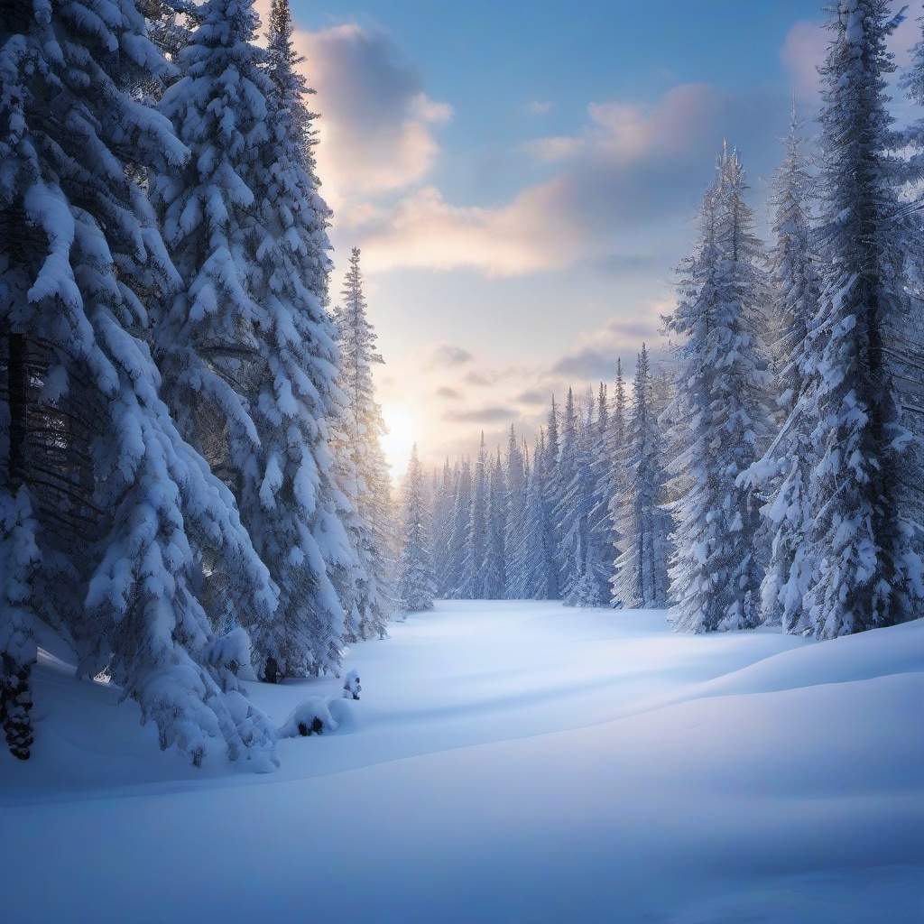 Snow Background Wallpaper - snow woods background  