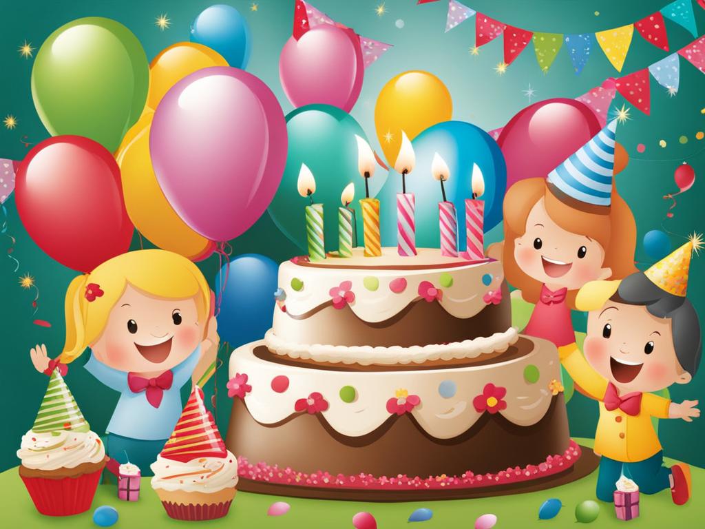 birthday clipart - full of joy and festivities. 