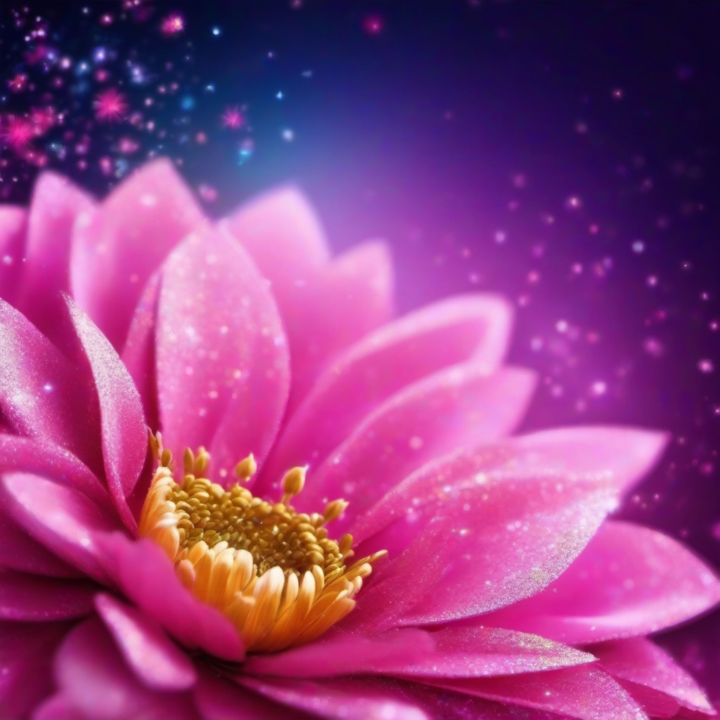 Glitter background - glitter flower background  