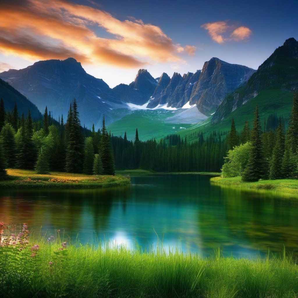 Mountain Background Wallpaper - mountain lake background  