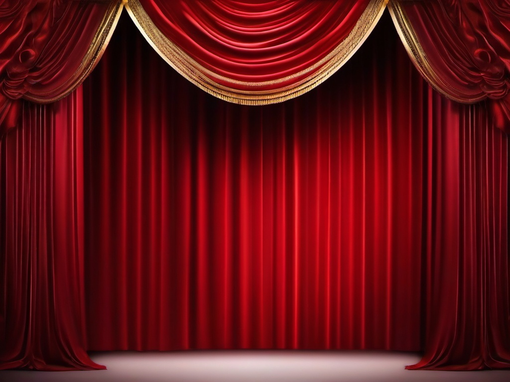 Curtain Red Background - Elegant red curtain backdrop for dramatic visuals.  background wallpaper