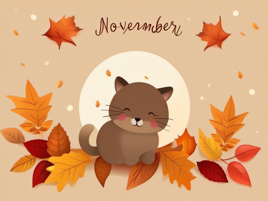 Cute November Wallpaper - November season cute style  ,background wallpaper