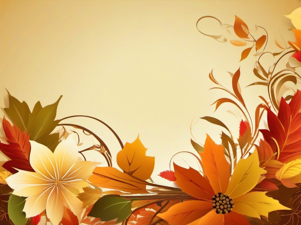 Fall Background Wallpaper - fall floral background  