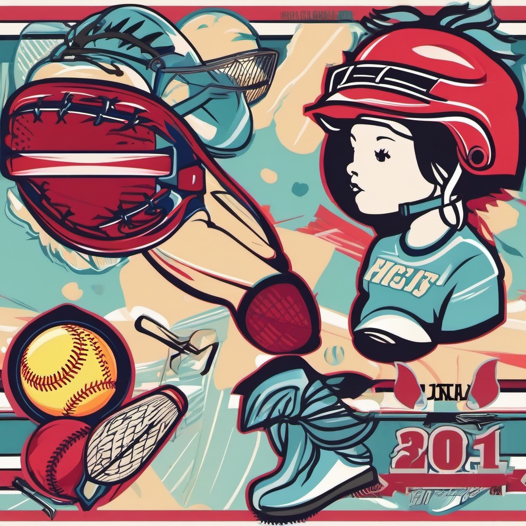 Softball  clipart