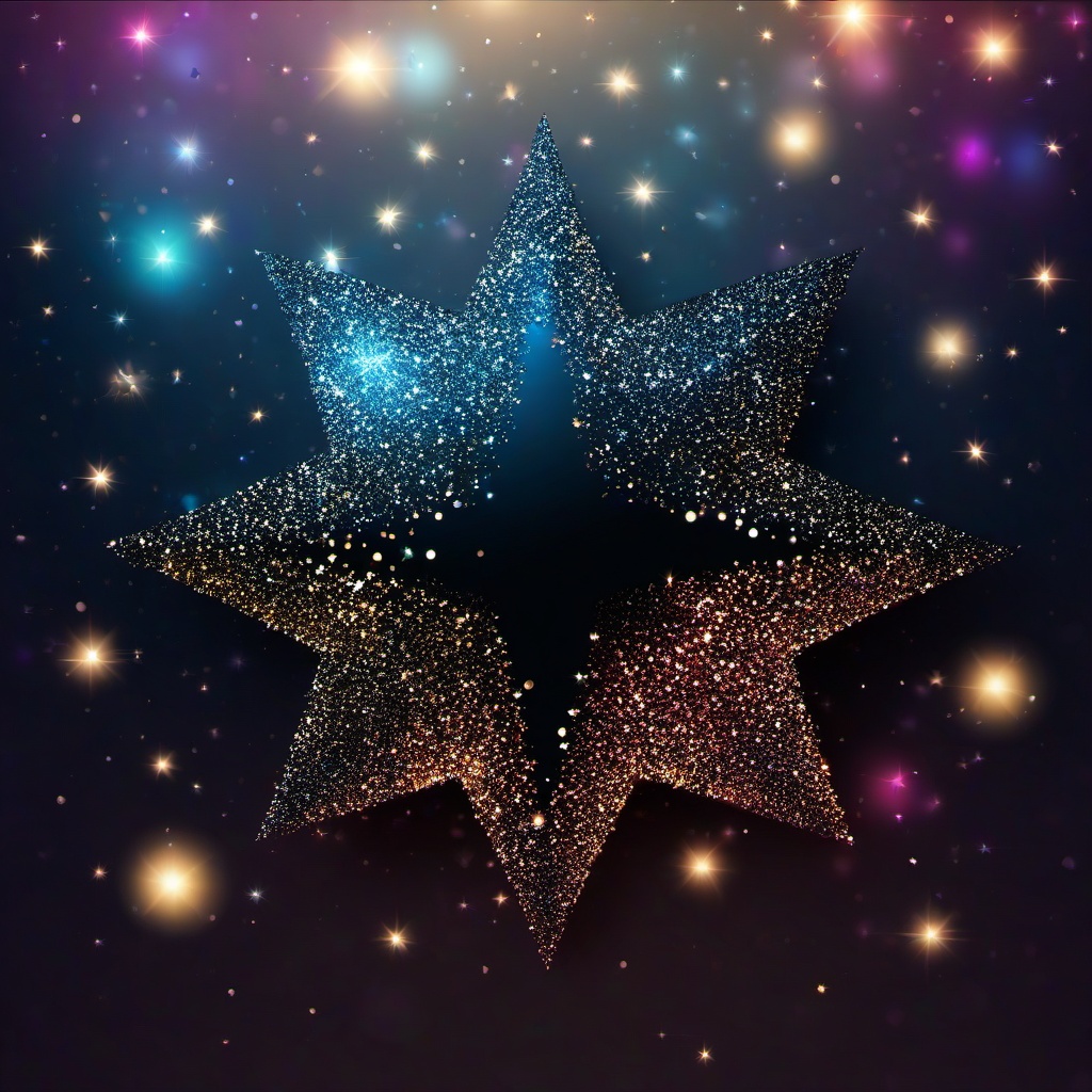 Glitter background - sparkly star background  