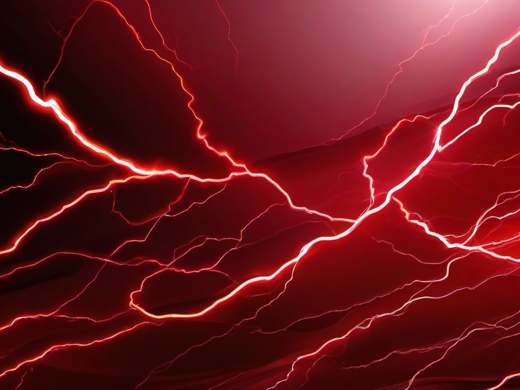 Red Lightning Background - Striking red lightning design.  background wallpaper