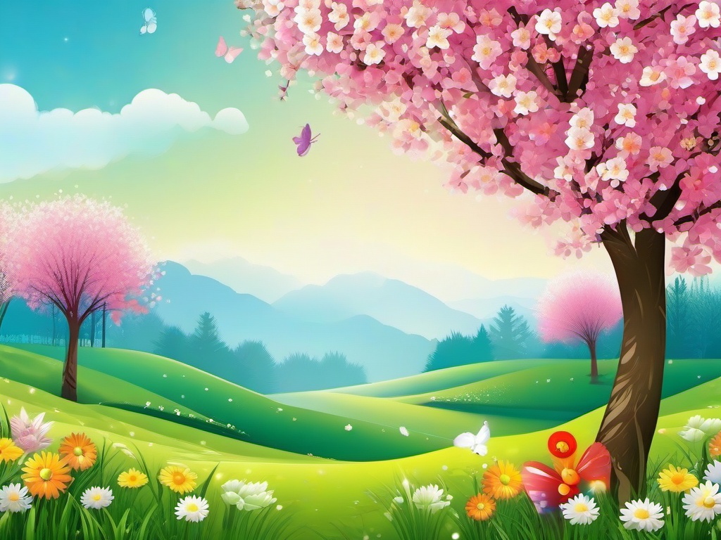 spring cute wallpaper  ,desktop background wallpaper