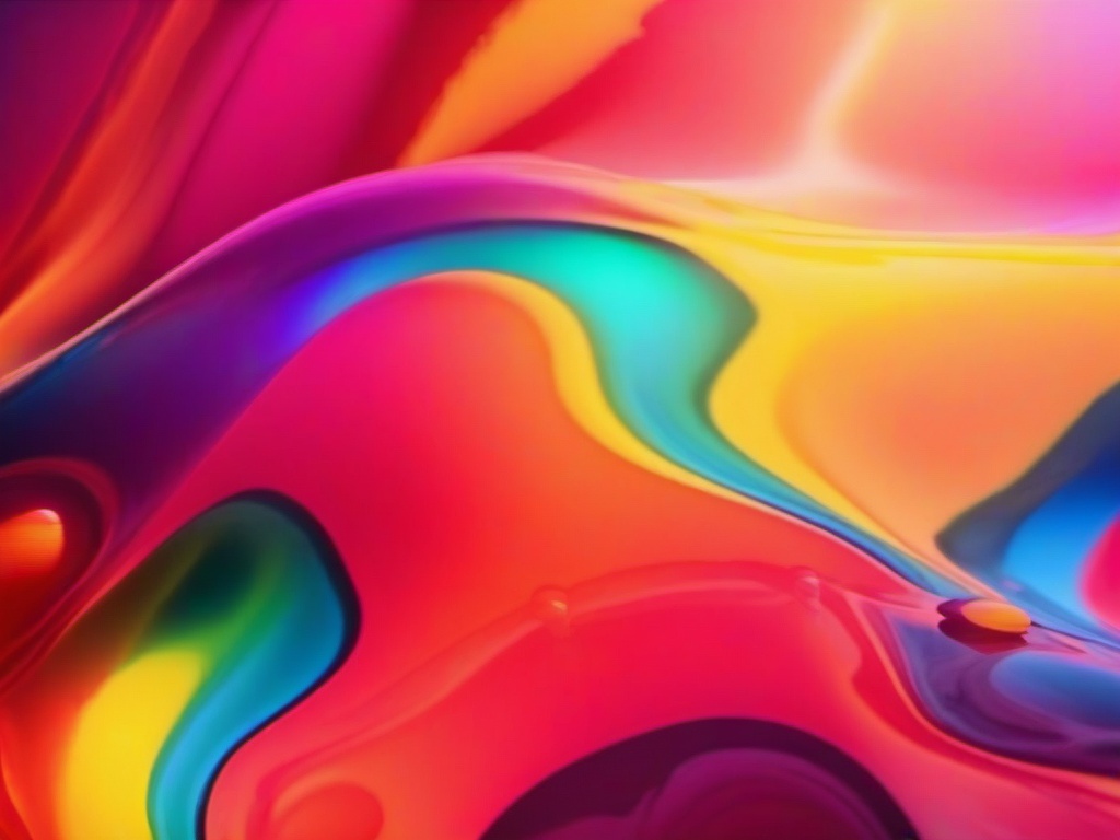 Rainbow Lava Lamp Background  