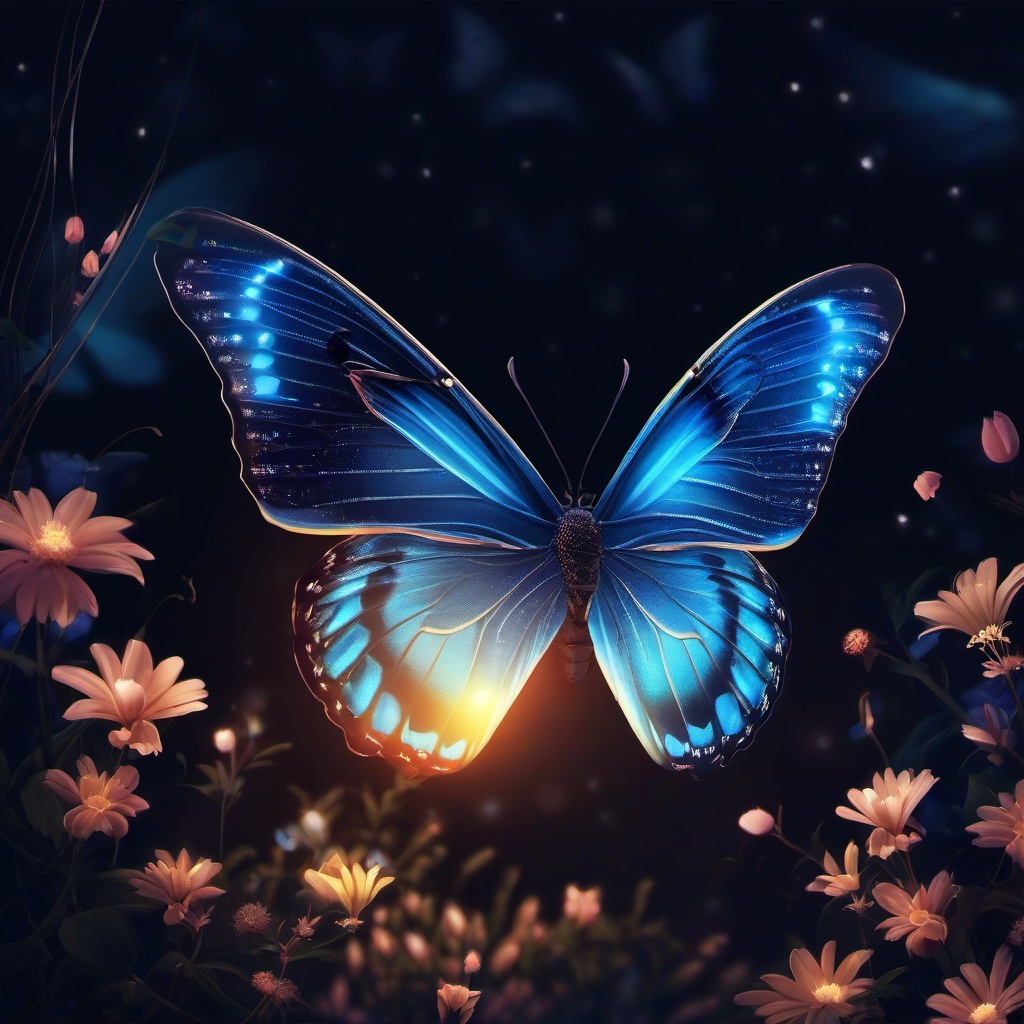 Butterfly Background Wallpaper - night butterfly background  