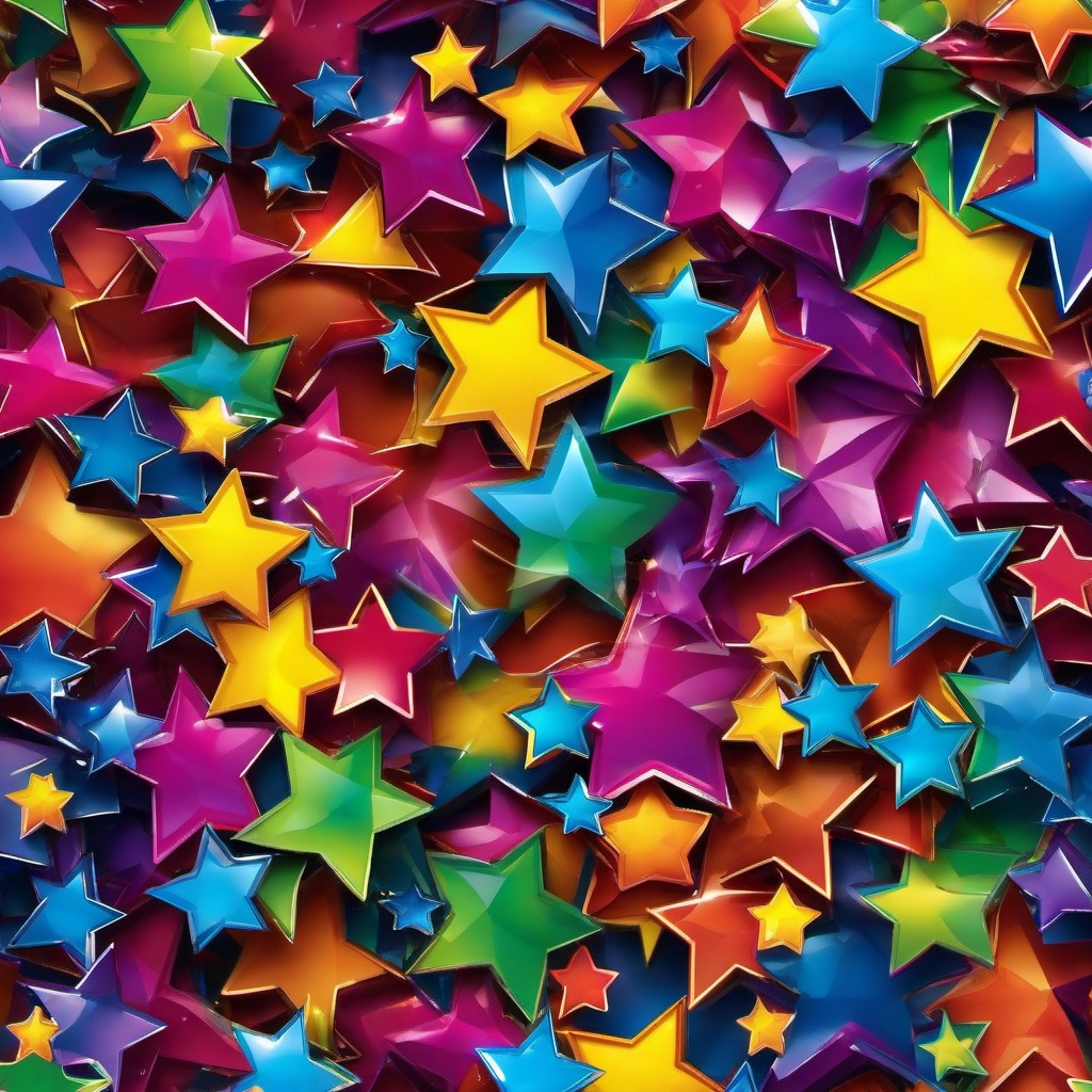 Rainbow Background Wallpaper - multicolor star background  