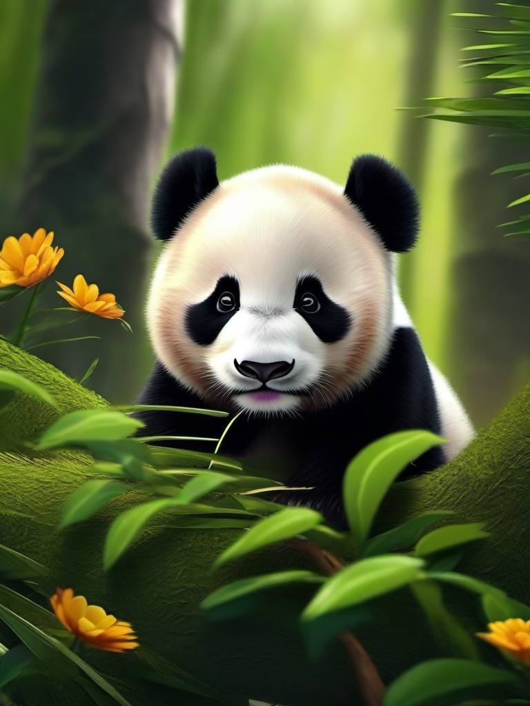 Real Cute Panda Wallpaper - Realistic yet charming pandas  ,mobile iphone background wallpaper