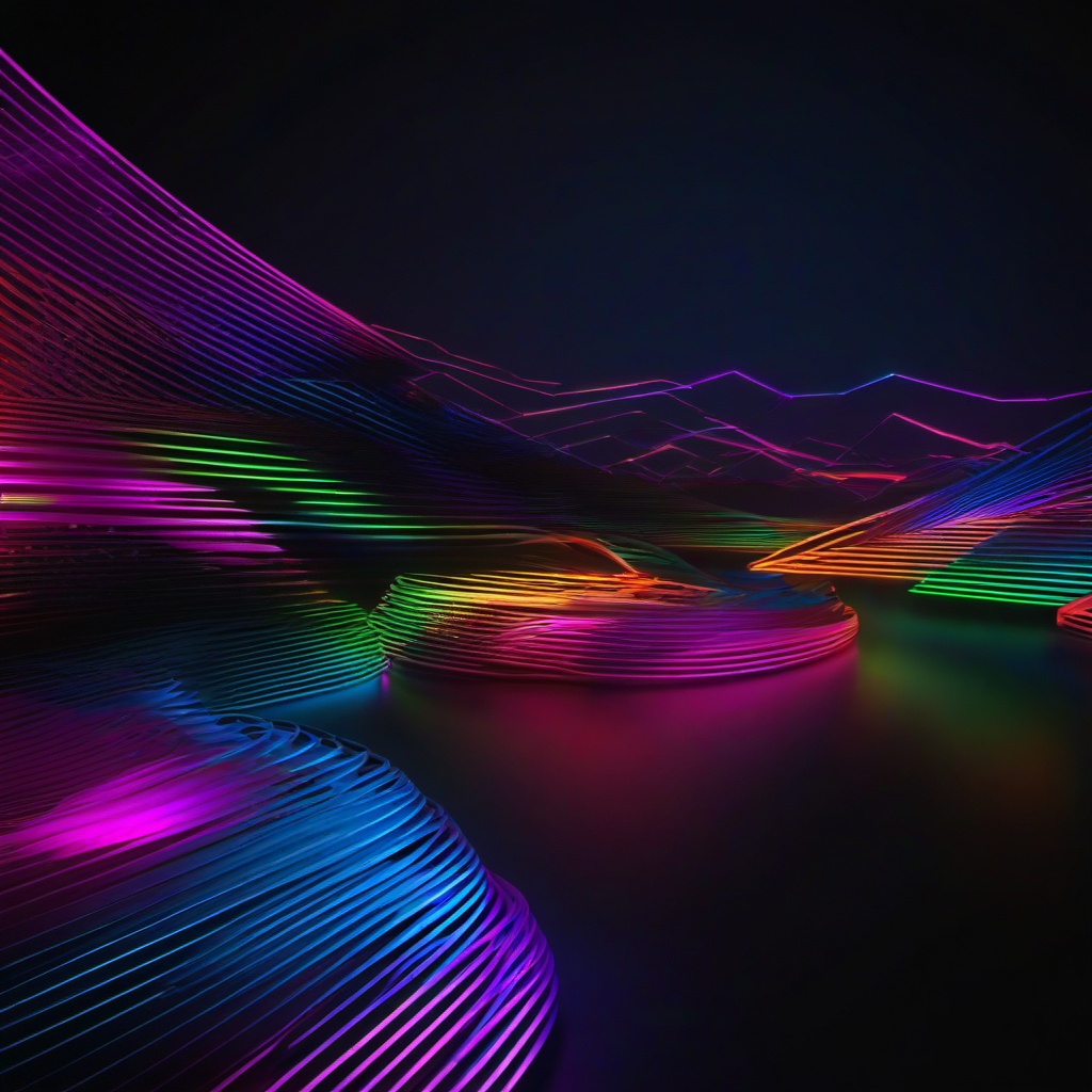 Neon Background Wallpaper - neon night background  