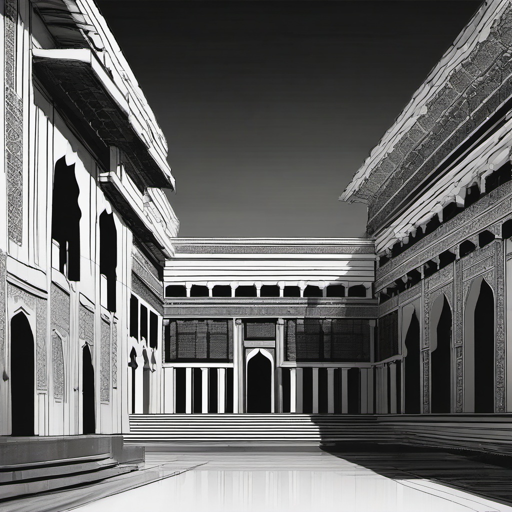 sketch of khana kaba  minimal rough sketch scribbles,doodles,black and white