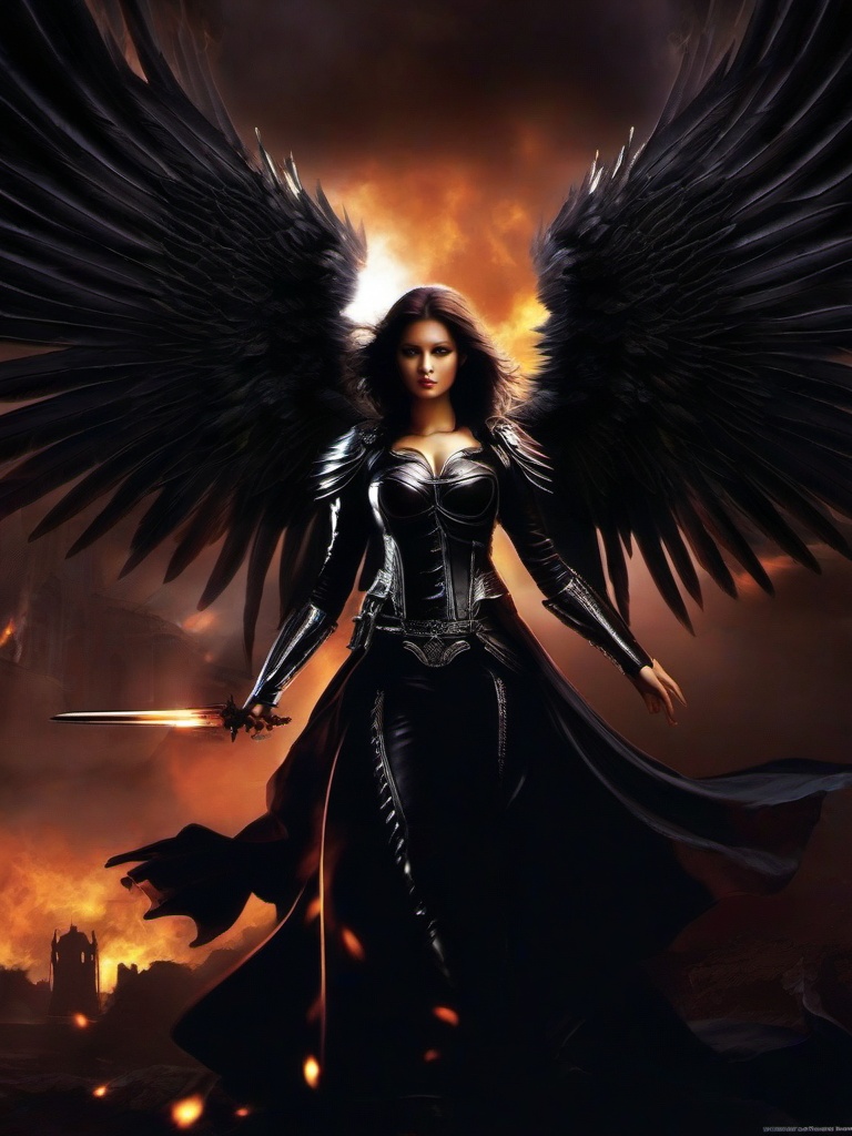 Dark Angel Wallpaper  ,mobile iphone background wallpaper