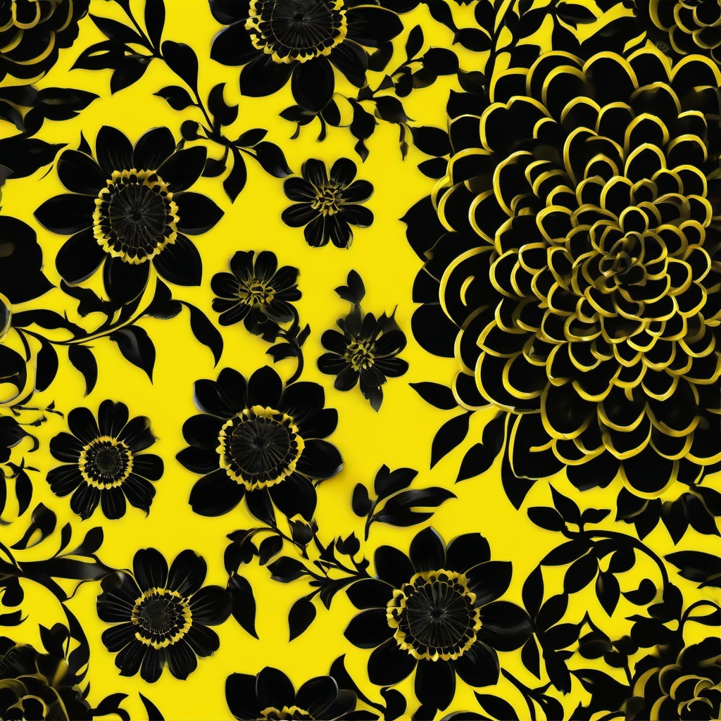 Yellow Background Wallpaper - black background with yellow  