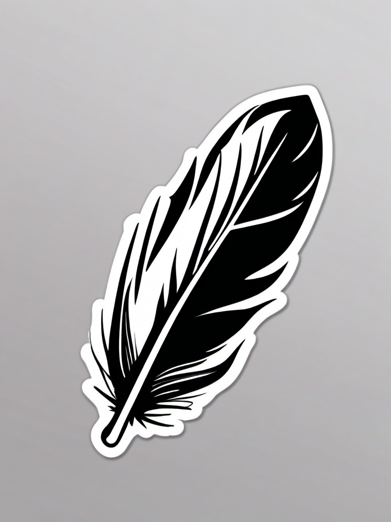 Love Letter and Feather Quill Emoji Sticker - Penned expressions of deep affection, , sticker vector art, minimalist design