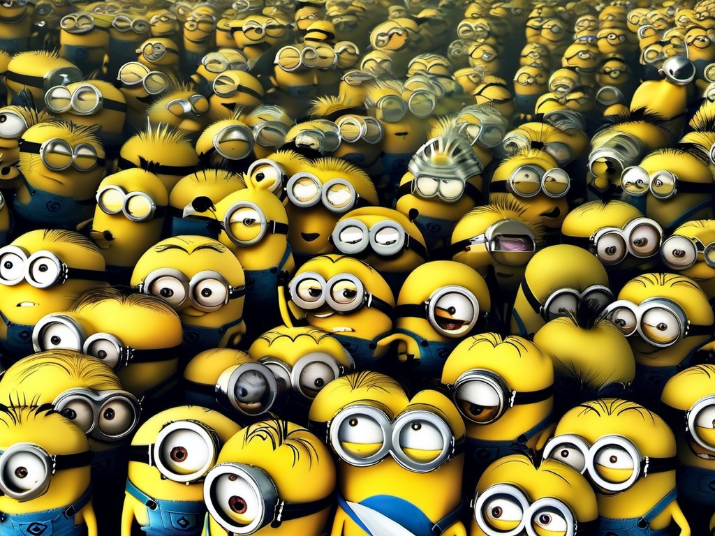 Cute Minions Wallpaper - Minions with a cute spin  ,desktop background wallpaper