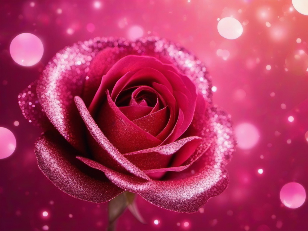 Old Rose Glitter Background  