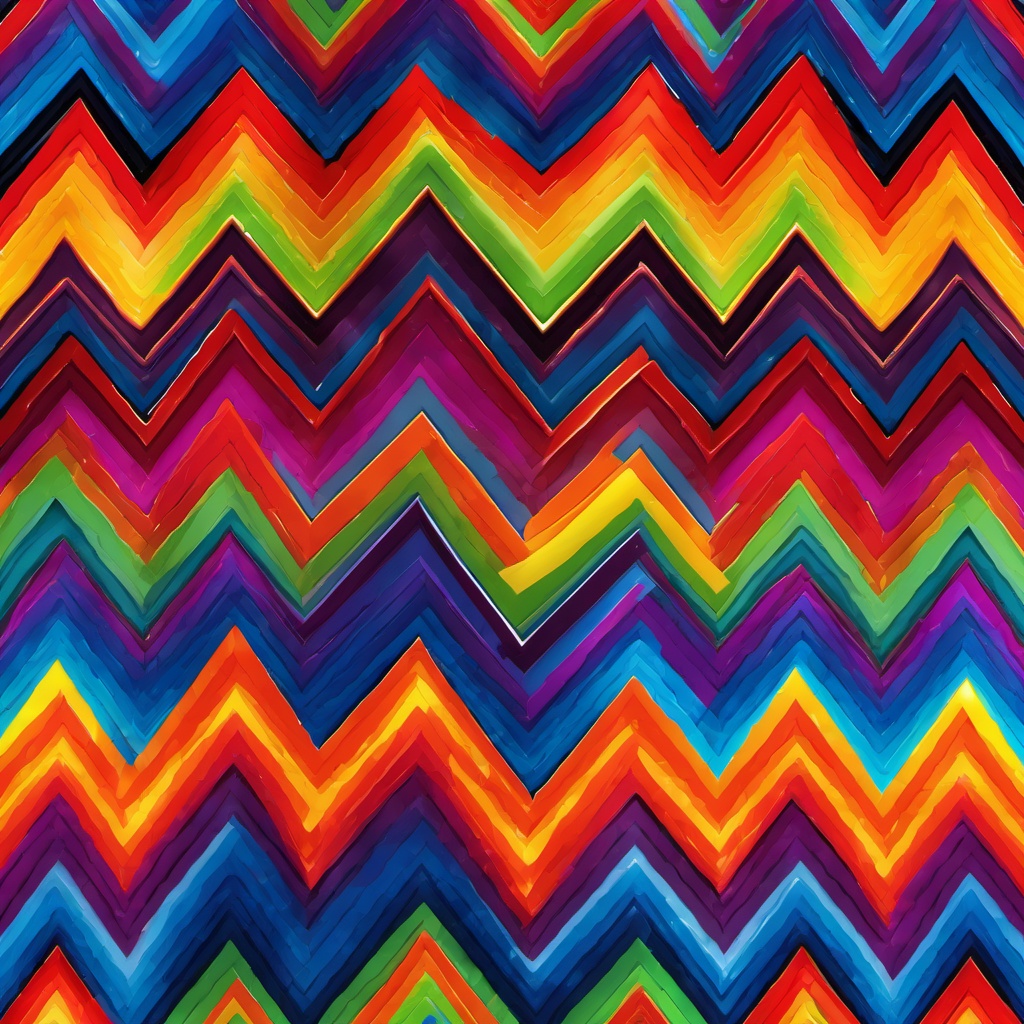 Rainbow Background Wallpaper - rainbow zig zag background  