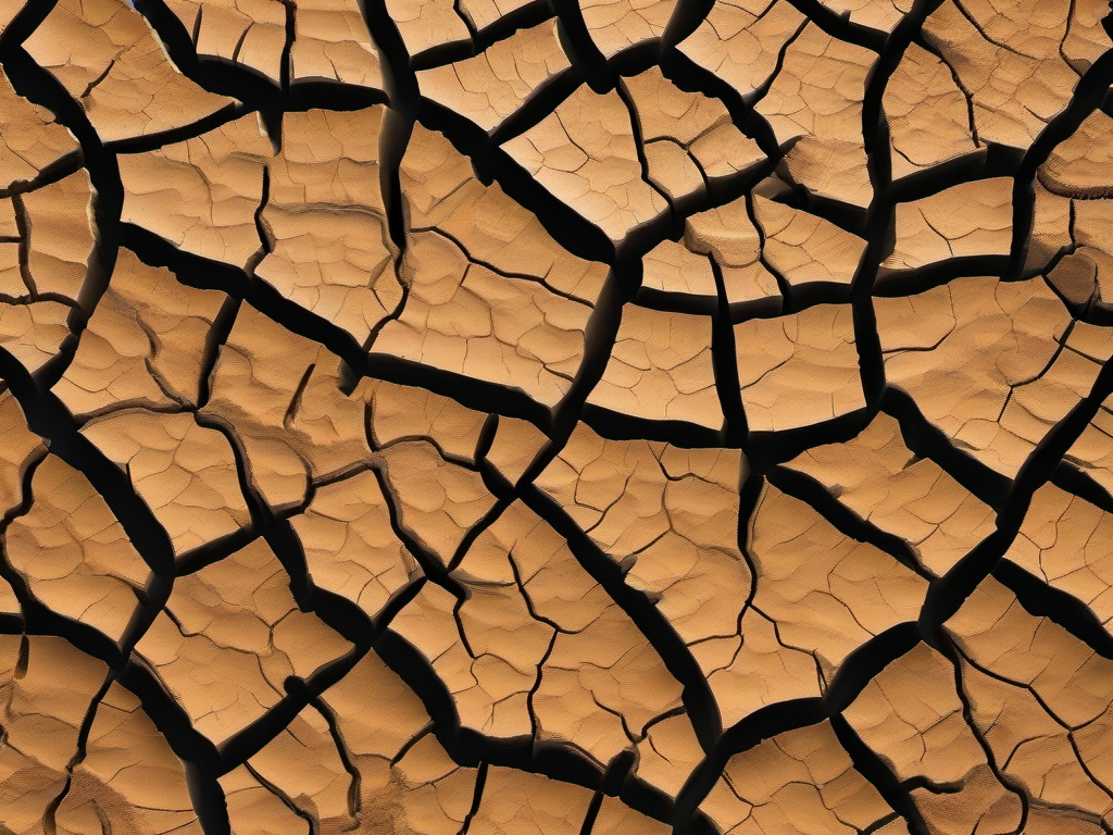 Cracked Earth Background - Rugged, dry earth for dramatic texture  minimal design