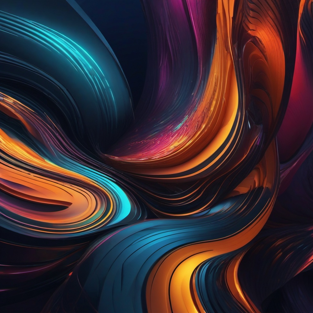 Cool Wallpapers 4K - Futuristic Abstract Art in 4K, Artistic Innovation  intricate patterns, splash art, wallpaper art