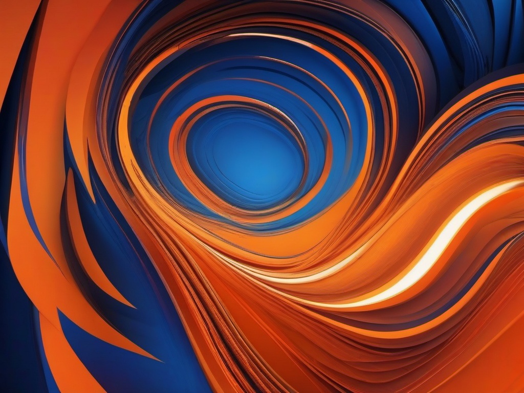 Background Blue Orange-Bold blue and orange combination with a striking, fiery gradient  background wallpaper