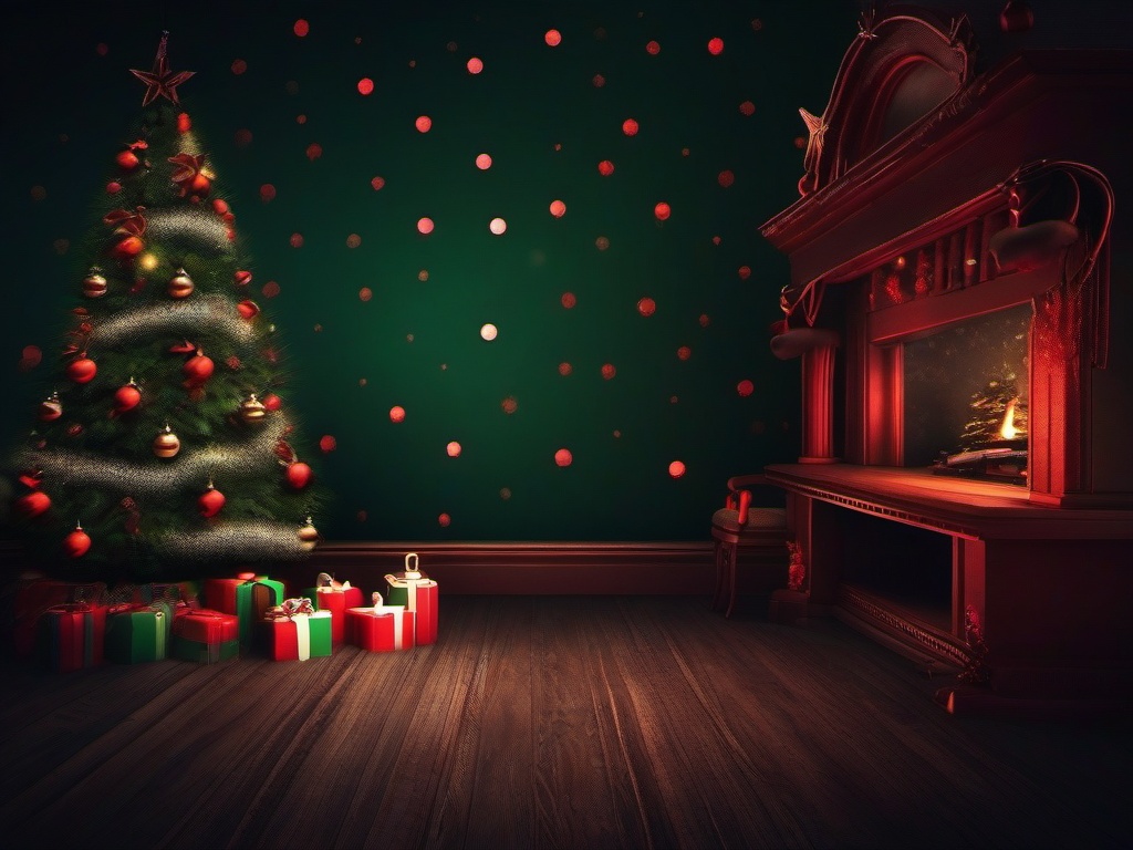 Creepy Christmas Background  