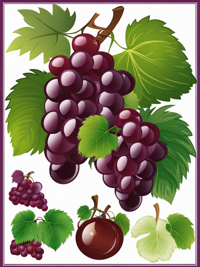 grapes clipart 