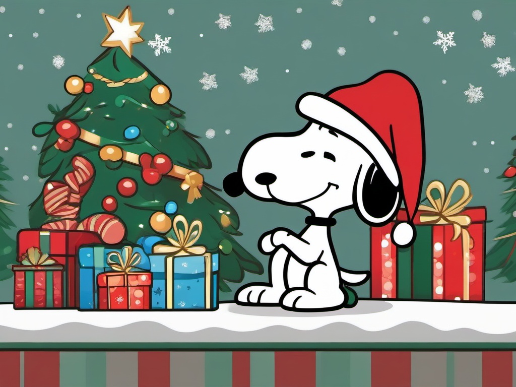 Cute Christmas Wallpaper Snoopy  