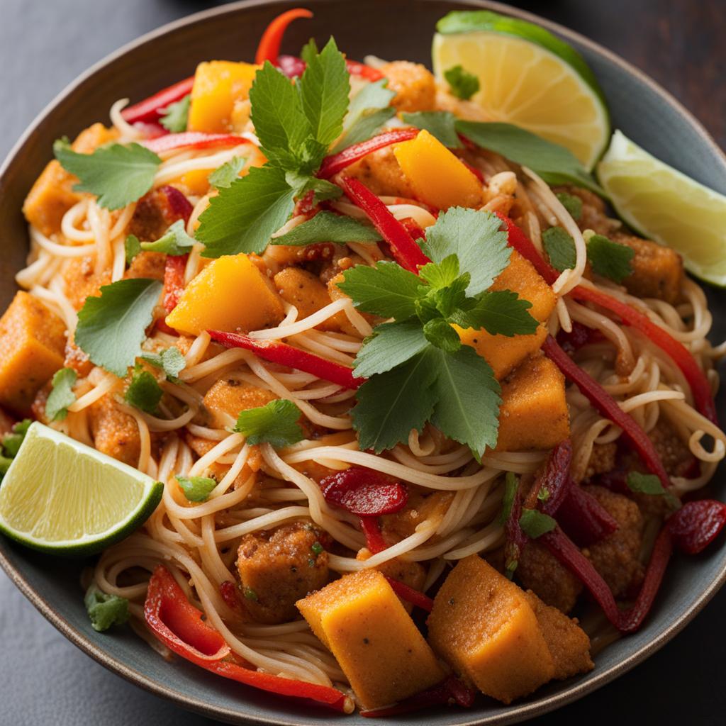 tropical thai flavors - a vibrant array of dishes with a perfect balance of sweet, sour, salty, and spicy. 