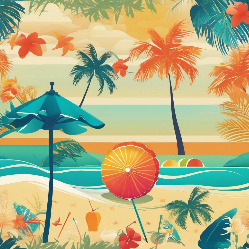 Beach Background Wallpaper - beach party wallpaper  