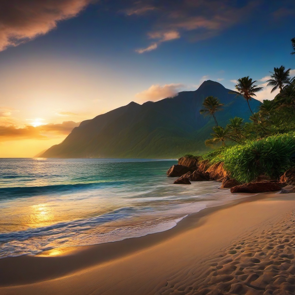 Beach Background Wallpaper - mountain beach wallpaper  