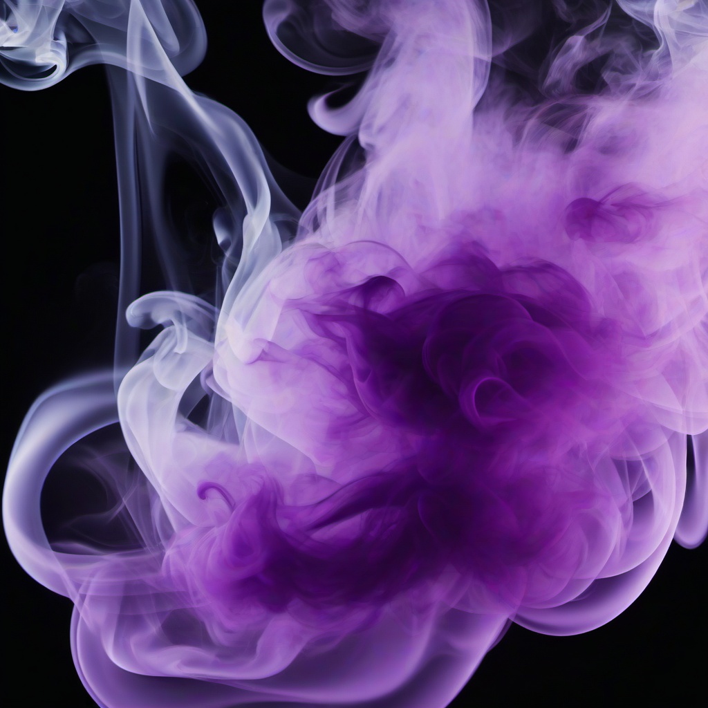 Smoke Background - black background with purple smoke  