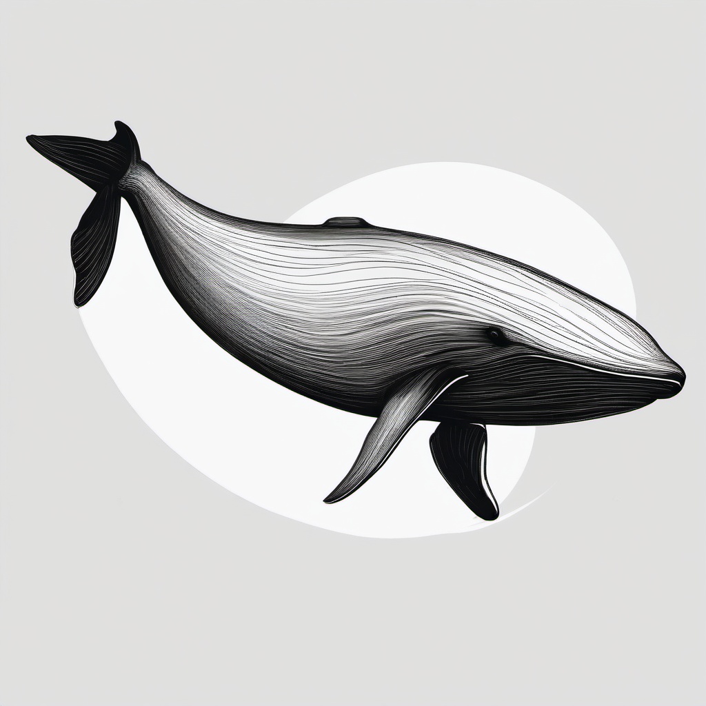 sketch of a whale  minimal rough sketch scribbles,doodles,black and white