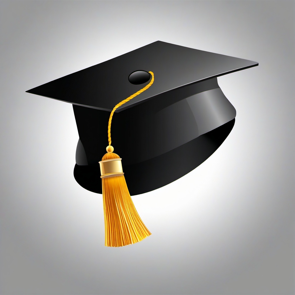 Graduation Hat clipart - graduation hat with a light backdrop  