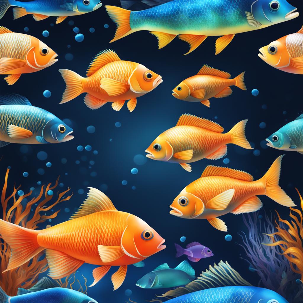 fish clipart transparent background in an underwater world - swimming with artistic flair. 