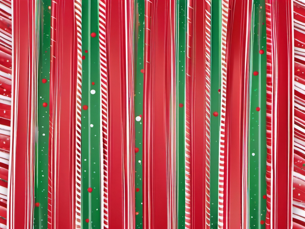 Candy Cane Christmas Background  