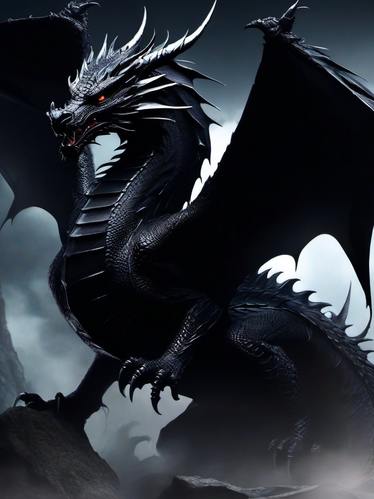 Dark Dragon Wallpaper  ,mobile iphone background wallpaper