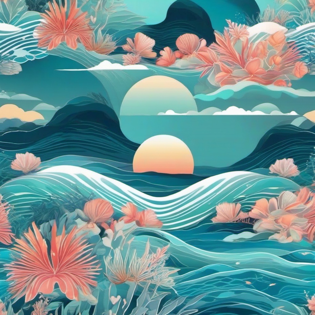 Ocean Background Wallpaper - aesthetic ocean background  